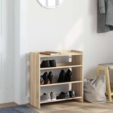 vidaXL Regal za čevlje sonoma hrast 60x25x62 cm inženirski les | Shoptok.si