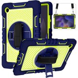 NIKCORP Ovitek za Samsung Galaxy Tab A 8.4 s stojalom, ročajem in naramnim pasom, odporen na udarce, trislojna zaščita, zelen, (5000139019) | Shoptok.si