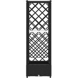  Povišeni krevet s mrežom i krovom Crna 122,5 x 40 x 123 cm PP | shoptok.hr