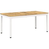  Stolić za kavu Bijela 50 x 100 5 x 45 cm Čvrsto drvo akacije - 50 x 100 5 x 45 cm Bijela | shoptok.hr
