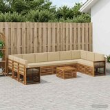  Set vanjskih sofa 8 kom. Prirodna | shoptok.hr