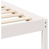 vidaXL Posteljni okvir s stranskimi omaricami Bela 140 x 220 cm | Shoptok.si