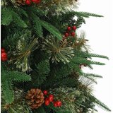 vidaXL Umetno Zložljivo Božično Drevo Zelena 150 cm PE in PVC | Shoptok.si