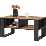 AKORD Rockford Klubska Mizica, Hrast Craft/Črna, (5000331765) | Shoptok.si