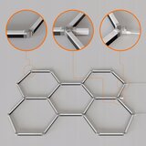  LED RGBW stropno svetlo sa prigu&amp;scaron;iva HEXAGON LED/144W/85-265V 7000K CRI 90 IP54 bela + daljinski upravljač Slike