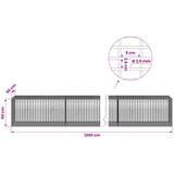  Gabion s žicom debljine 3,5 mm i mrežom 5x2,5 cm 1200x50x50 cm | shoptok.hr