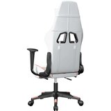  Masažni igralni stol z oporo za noge Bela in roza umetno usnje, (21152313) | Shoptok.si