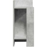  Pomoćni stolići 2 kom s policom siva boja betona 25,5x27x60 cm | shoptok.hr