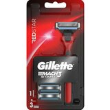 Gillette brijač jednokratni MACH3 start red star 1+3 Cene