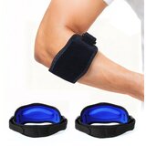 INF Podpora pogačice 2-pack – blaženje udarcev in nastavljiva kompresija Black+Blue, (5000336116) Cene