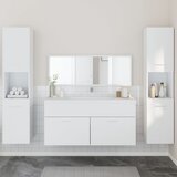 Maison Chic Kopalniško pohištvo - Kopalniški sestavi 4 kosi bele barve inženirski les, (21787485) | Shoptok.si