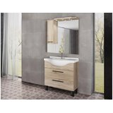 Tboss kopalniška omarica z umivalnikom trend, 85cm, sonoma | Shoptok.si