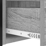 vidaXL Nočna omarica 2 pcs Siva sonoma 40 x 31 x 60 cm Konstruiran les | Shoptok.si