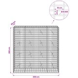  Gabion s žicom debljine 5 mm i mrežom 5x10 cm 200x20x200 cm Slike