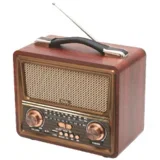 retro radio + bt bežični zvučnik, RRT22, fm, MP3, usb/microsd, smeđi