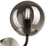  Brilagi - Zidna lampa MALIVA 1xE14/15W/230V mat hrom/zadimljeno staklo | Eponuda.com