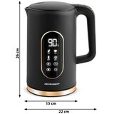 Berdsen BD-712 električni kuhalo za vodu 1,7 l crno-zlatno | shoptok.hr