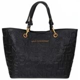 Lola Casademunt Torbe Leather Effect Shopper With Embossed Mon Črna Cene