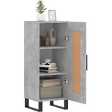  Komoda siva boja betona 34,5x34x90 cm od konstruiranog drva | shoptok.hr