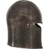 Replika srednjovjekovne viteške kacige za LARP srebrna čelična | shoptok.hr