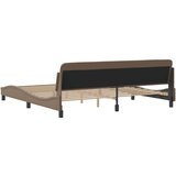  Okvir za krevet Dover cappuccina 200x200 cm umjetna koža | shoptok.hr