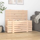  Kutija za pohranu 91x40,5x42 cm od masivne borovine | shoptok.hr