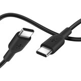 Belkin USB-C/USB-C Cable 1m PVC, black CAB003bt1MBK | shoptok.hr
