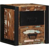 vidaXL Nočne omarice 2 kosa Multicolor Masivni les Reclaimed | Shoptok.si