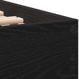  Krevetna konstrukcija s uzglavljem Crni hrast 203 x 95 x 70 cm | shoptok.hr