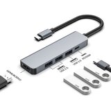 Asonic 5u1 USB C na HDMI, U2/U3.0,C, aluminij N-U3H1C5 | shoptok.hr