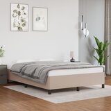  Okvir za krevet boja cappuccina 140x190 cm od umjetne kože | shoptok.hr