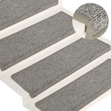  Tepisi za stepenice 15 kom 65x21x4 cm bijelo-sivi | shoptok.hr