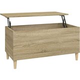  Klubska mizica sonoma hrast 90x44,5x45 cm inženirski les, (20714189) | Shoptok.si