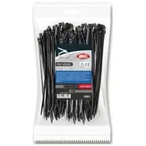 Crne PVC vezice 4.8x300mm, pakiranje od 100 komada