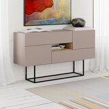 Marckeric Siva/bež niska komoda 145x82 cm Titan – | shoptok.hr