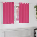 vidaXL Zavjese sa zavjesama 2 pcs Svijetla roza 140 x 140 cm Poliester cijene
