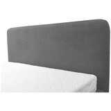 Makamii Tamno sivi tapecirani bračni krevet s prostorom za odlaganje s podnicom 180x200 cm Makapu – | shoptok.hr
