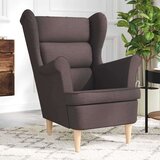  Fotelja tamno smeđa 74x84x100 cm od tkanine | shoptok.hr