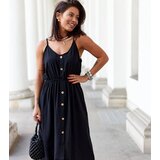 Gemre Black long dress with a slit Édouard | Shoptok.si