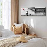  Slika - There is Always Hope (1 Part) Narrow Red 120x40 Na talijanskom platnu | shoptok.hr