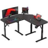 Hero 7.3 Crni 140 cm podesivi kutni stol za igranje | shoptok.hr