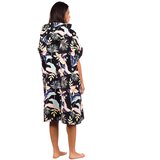 Roxy Stay Magical Printed Surf poncho anthracite praslin s | Shoptok.si