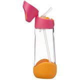 b.box Plastenka za pitje s slamico 600 ml – rožnata/oranžna Cene