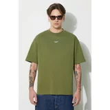 Drôle de Monsieur Pamučna majica Le T-Shirt Slogan za muškarce, boja: zelena, s tiskom, D-TS191-CO002-KK