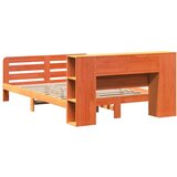 vidaXL Okvir kreveta bez madraca voštano smeđi 120x190 cm od borovine | shoptok.hr