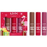 NYX Professional Makeup Fa La La L.A. Land Smooth Whip Matte Lip Cream Trio mat klasična ruž za usne | shoptok.hr