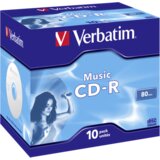 Verbatim 1x10 CD-R 80 / 700MB Audio Color Live it Jewel Case Cijene