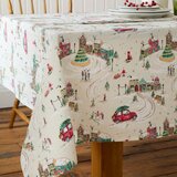 Catherine Lansfield Bombažen namizni prt 137x229 cm Christmas Town – | Shoptok.si