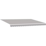 vidaXL Avtomatska retraktibilna tenda z LED svetlo sivo 450x300 cm, Tenda zamenjava tkanine za okvir 4,5x3 m svetlo siva | Shoptok.si