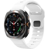 INF Silikonski pašček za uro Samsung Galaxy Watch Ultra 47 mm White, (21605373) | Shoptok.si